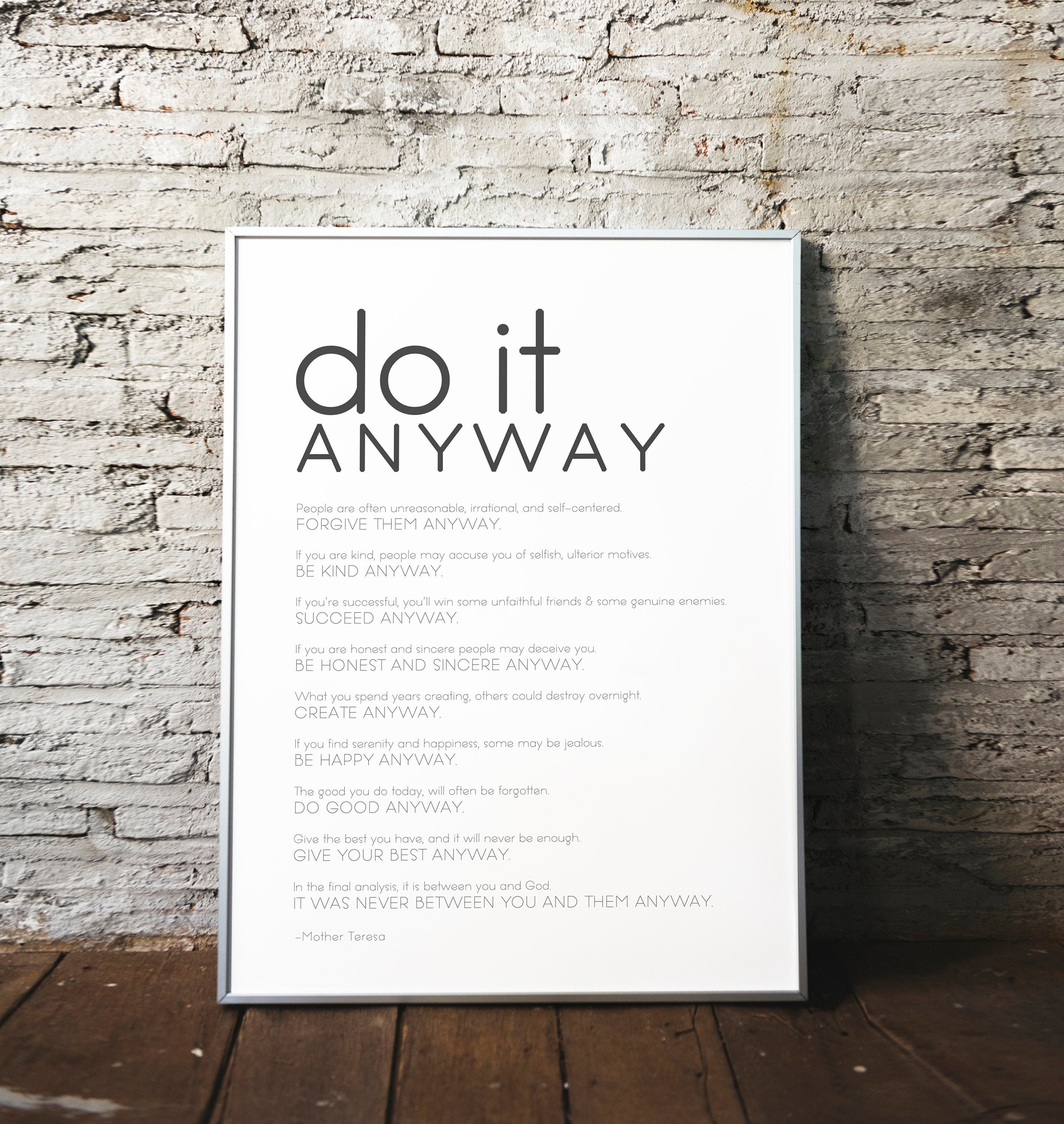 do it anyway übersetzung