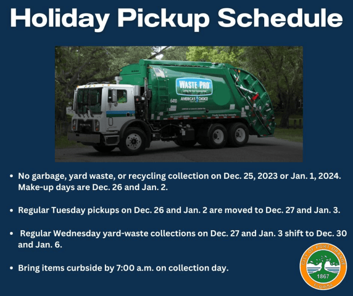 volusia county garbage pickup schedule 2023