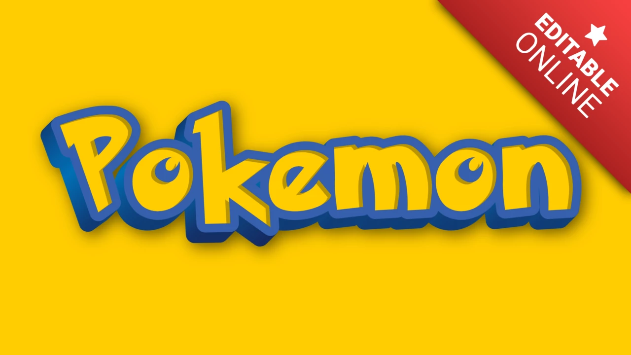 pokemon font generator