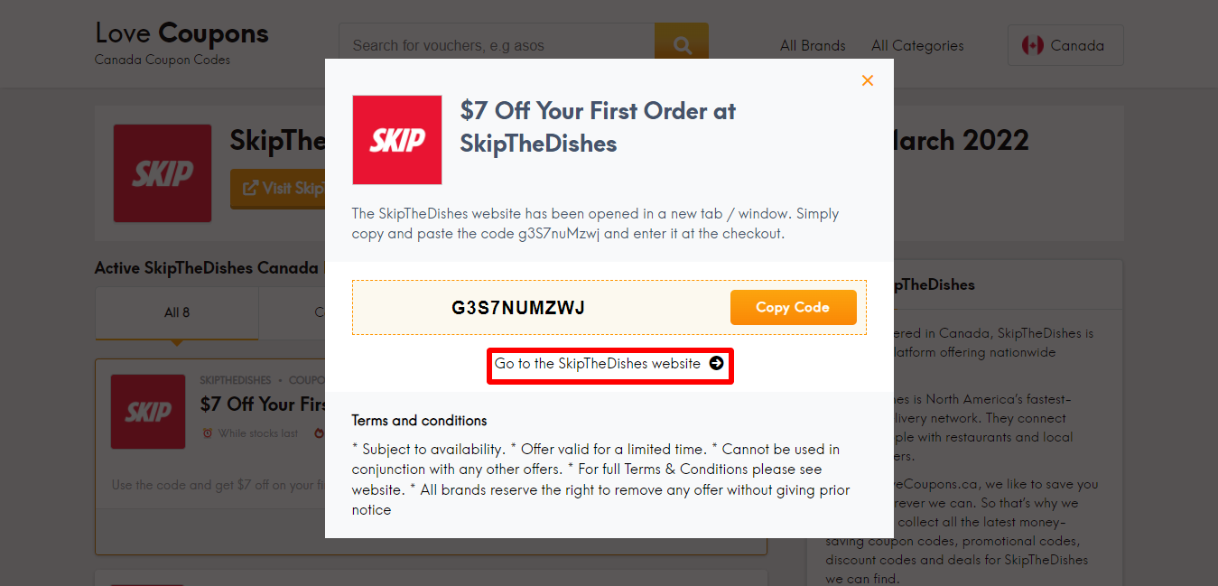 skipthedishes voucher