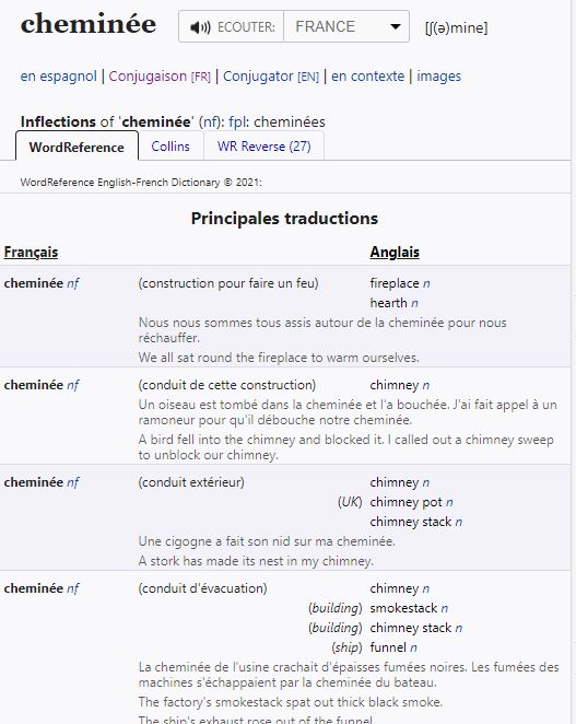 français espagnol wordreference