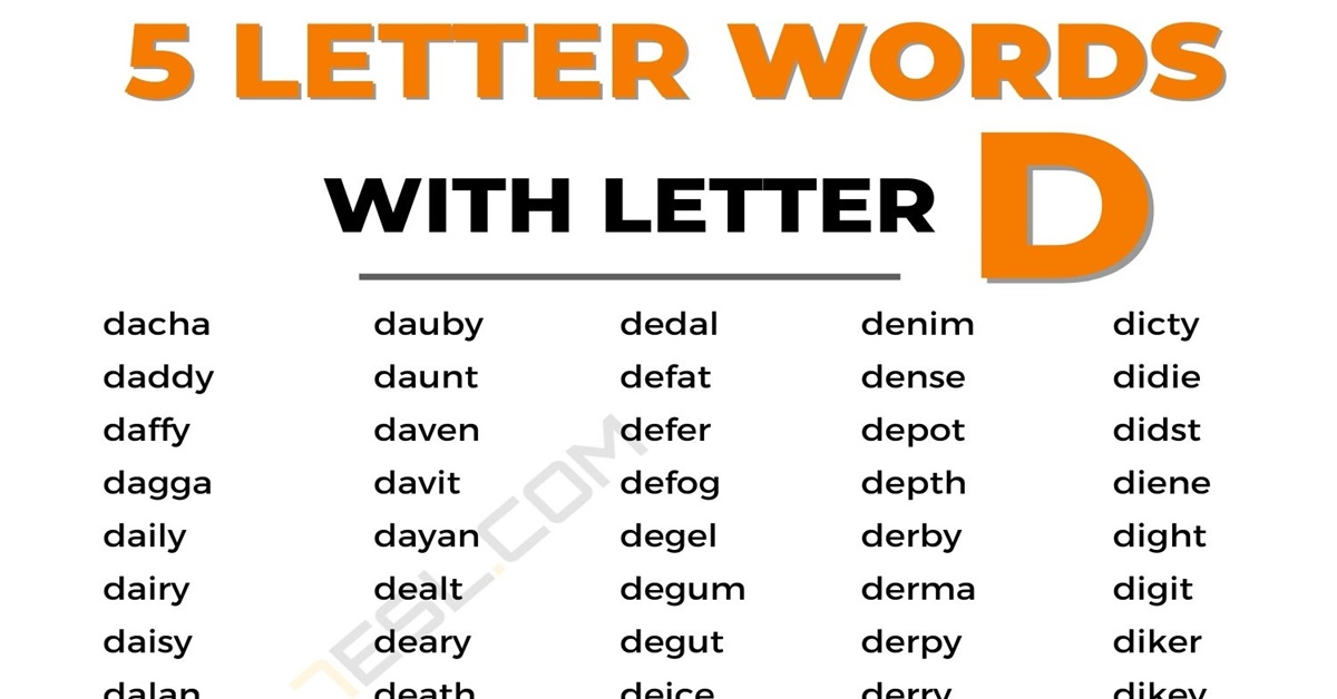 5 letter words that start with ad