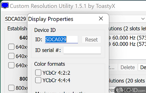 custom resolution utility