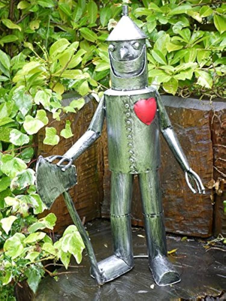 tin man garden ornament