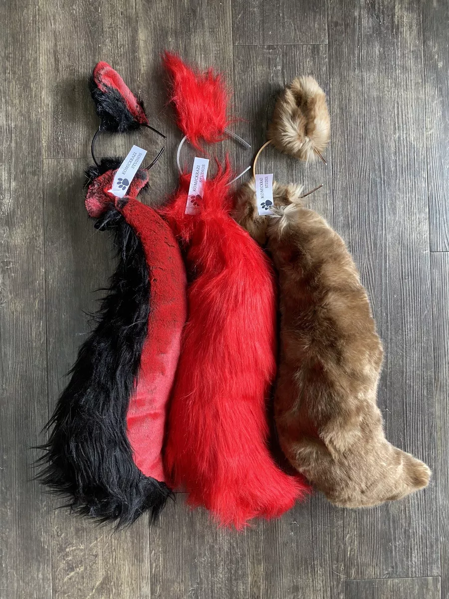 wolf costume tail and ears