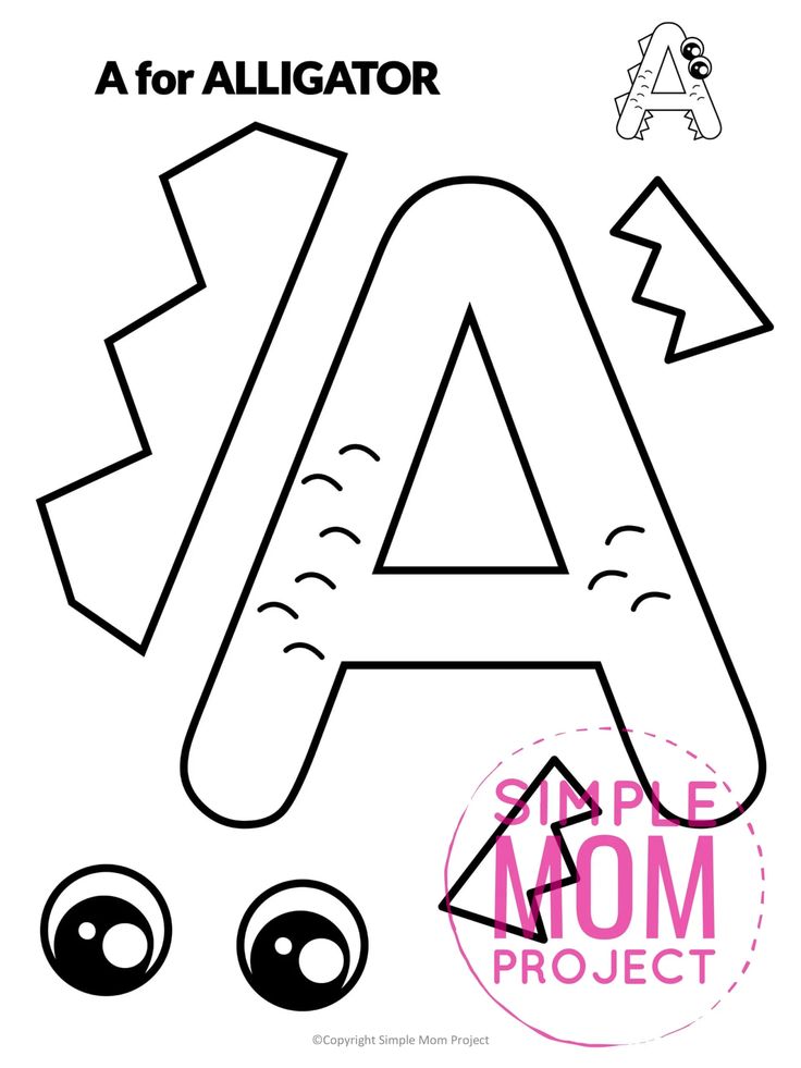 printable letter a template