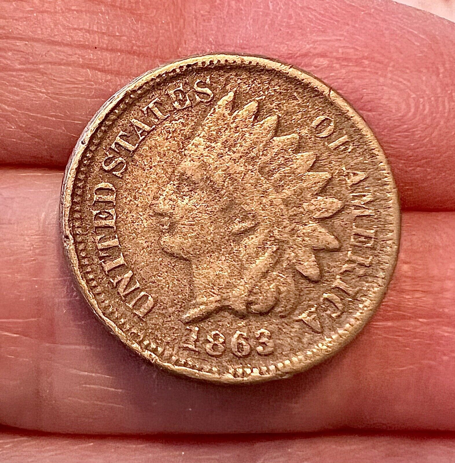 1863 penny