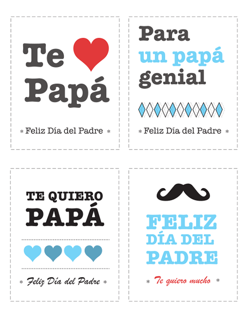 etiquetas para el dia del padre para imprimir