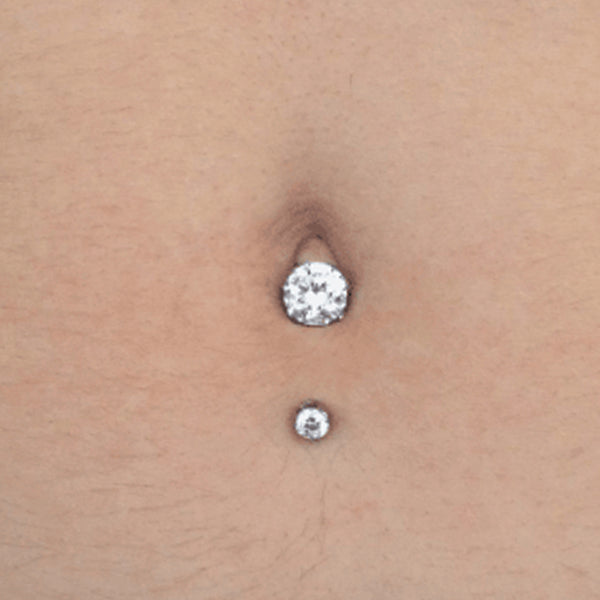 bottom navel piercing