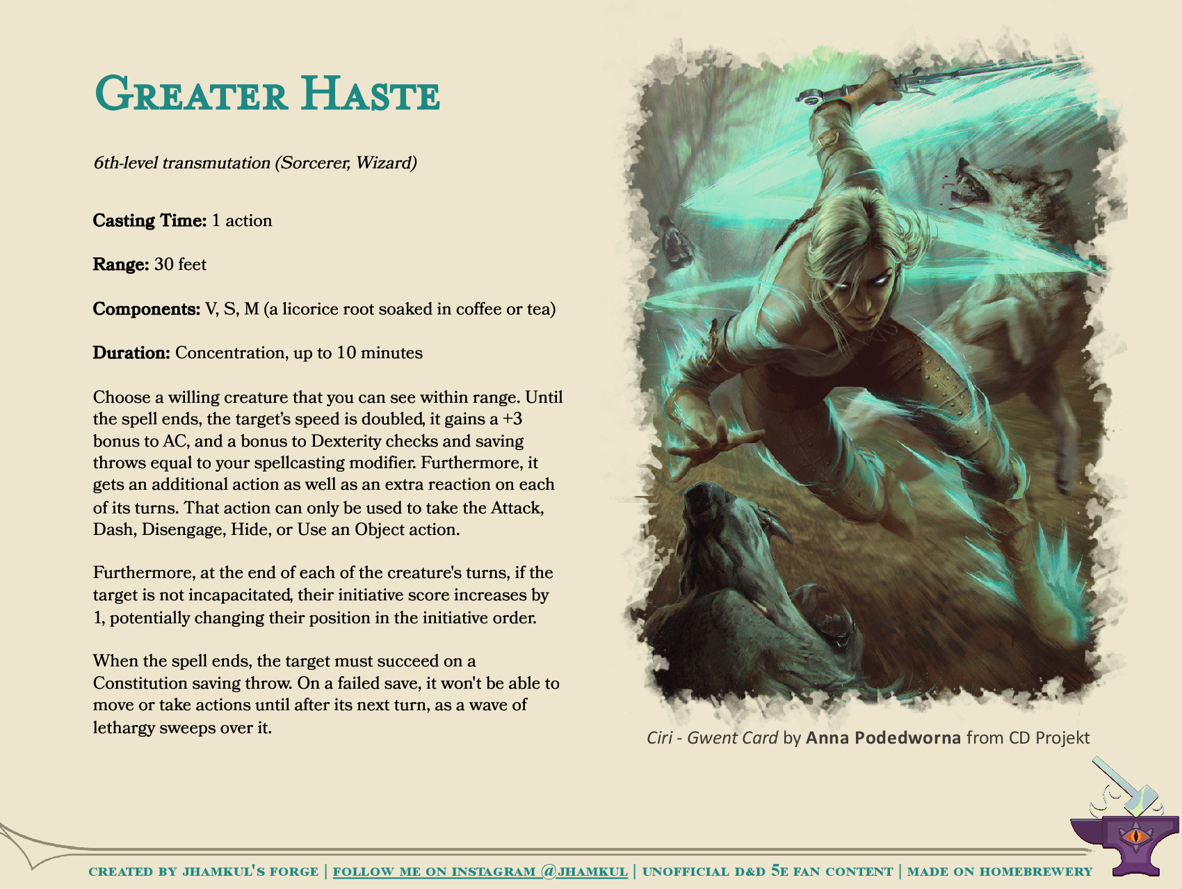 haste dnd 5e