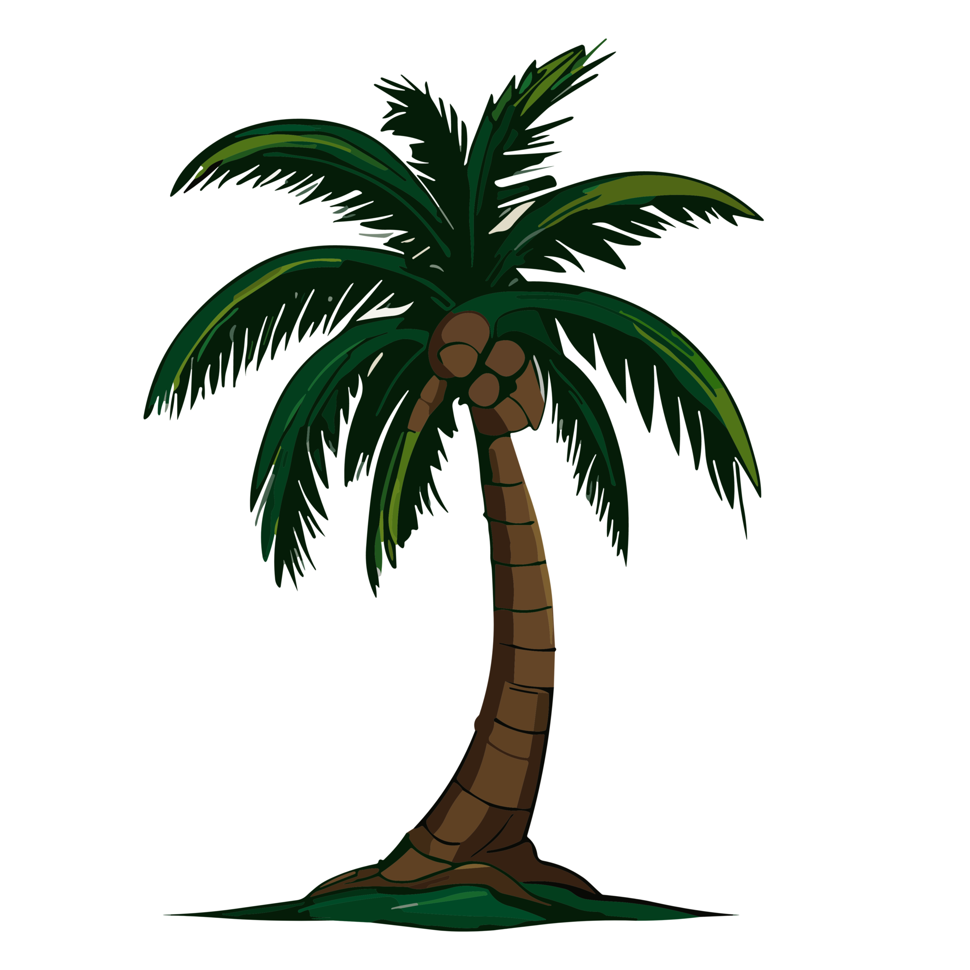 coconut tree clipart png