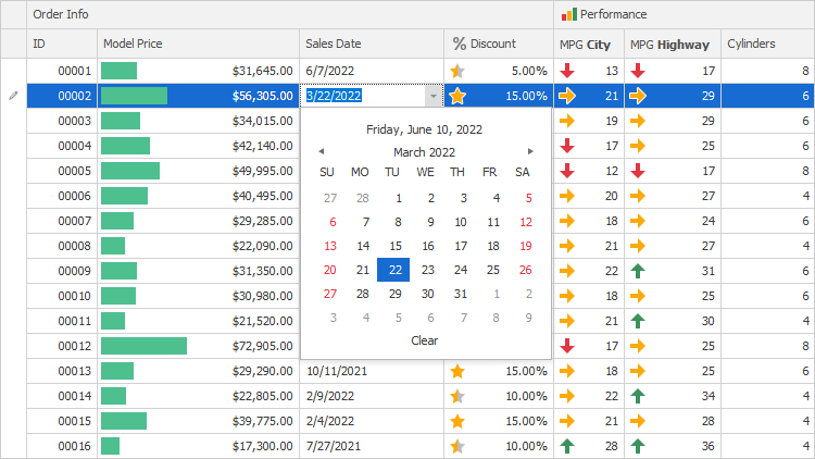 devexpress grid documentation