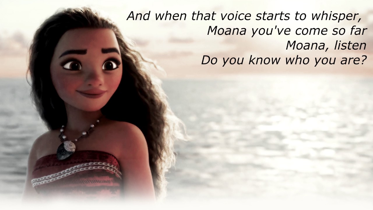 i am moana song lyrics