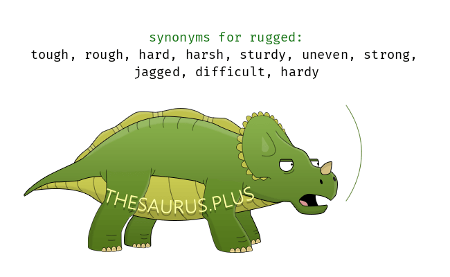 rugged synonym