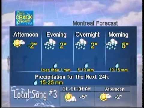 the weather network montreal