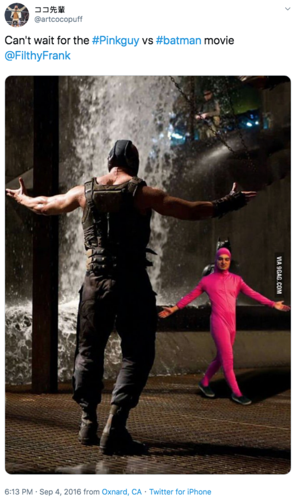 pink guy meme