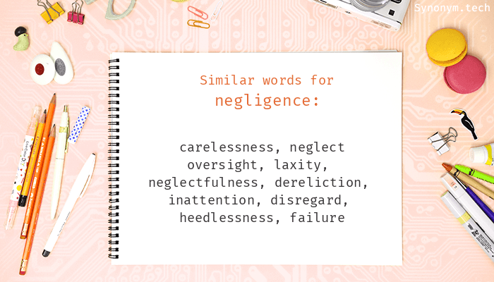 negligence synonym