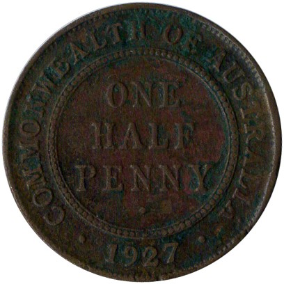 1922 penny australia value