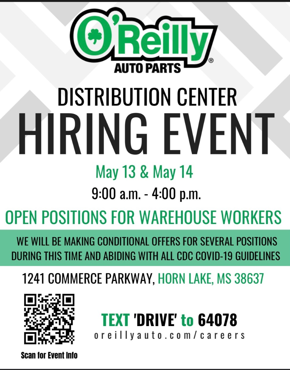 oreilly warehouse jobs