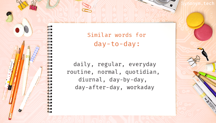 day to day synonym