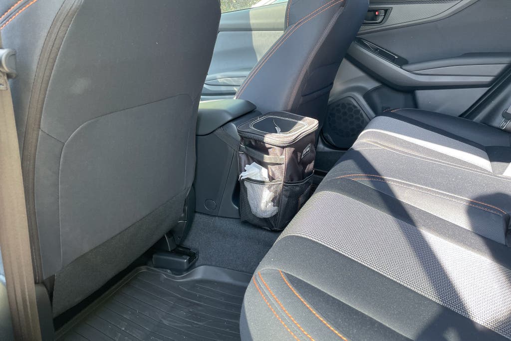 automobile trash can