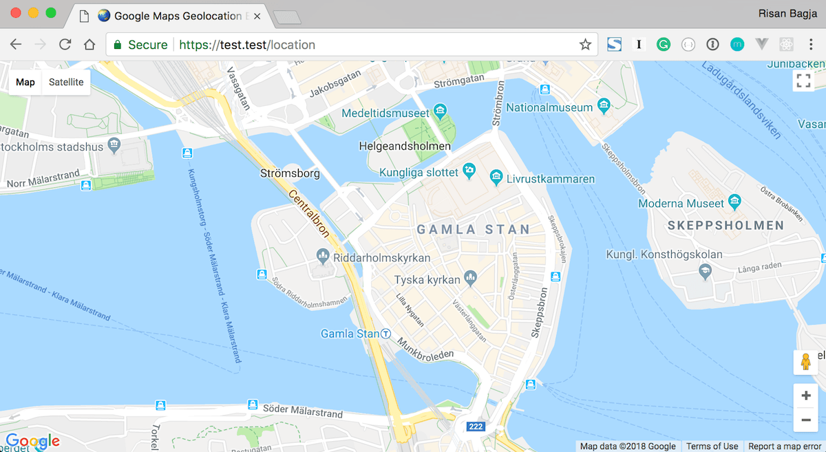 google maps oz