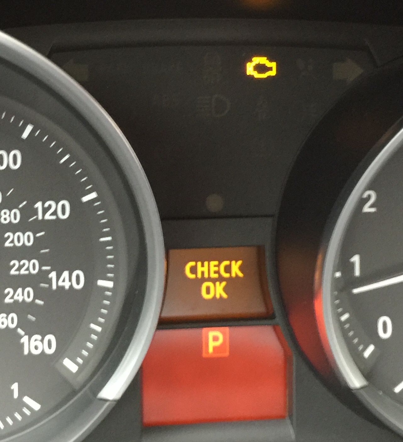 bmw check engine light