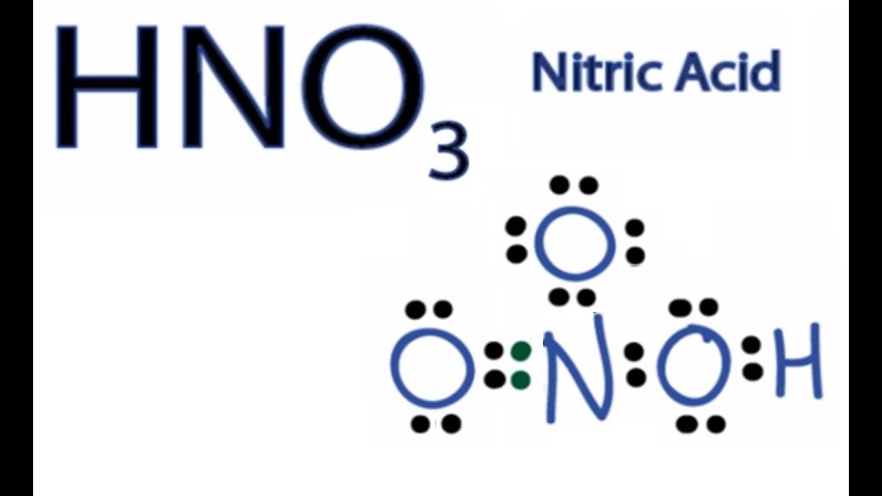 electron dot structure of hno3