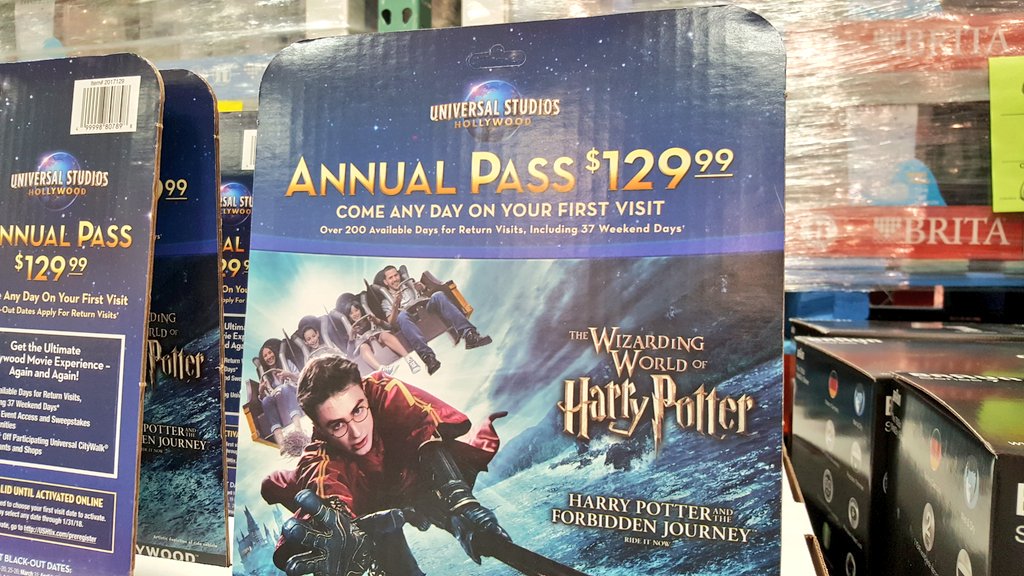 universal studios hollywood costco annual pass