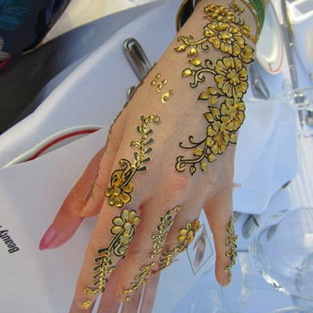 mehndi stickers for hands