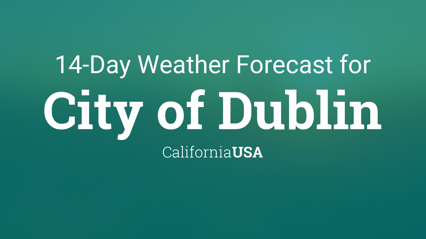 weather dublin 14 days