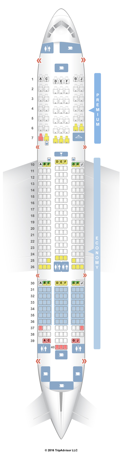 seat map 787