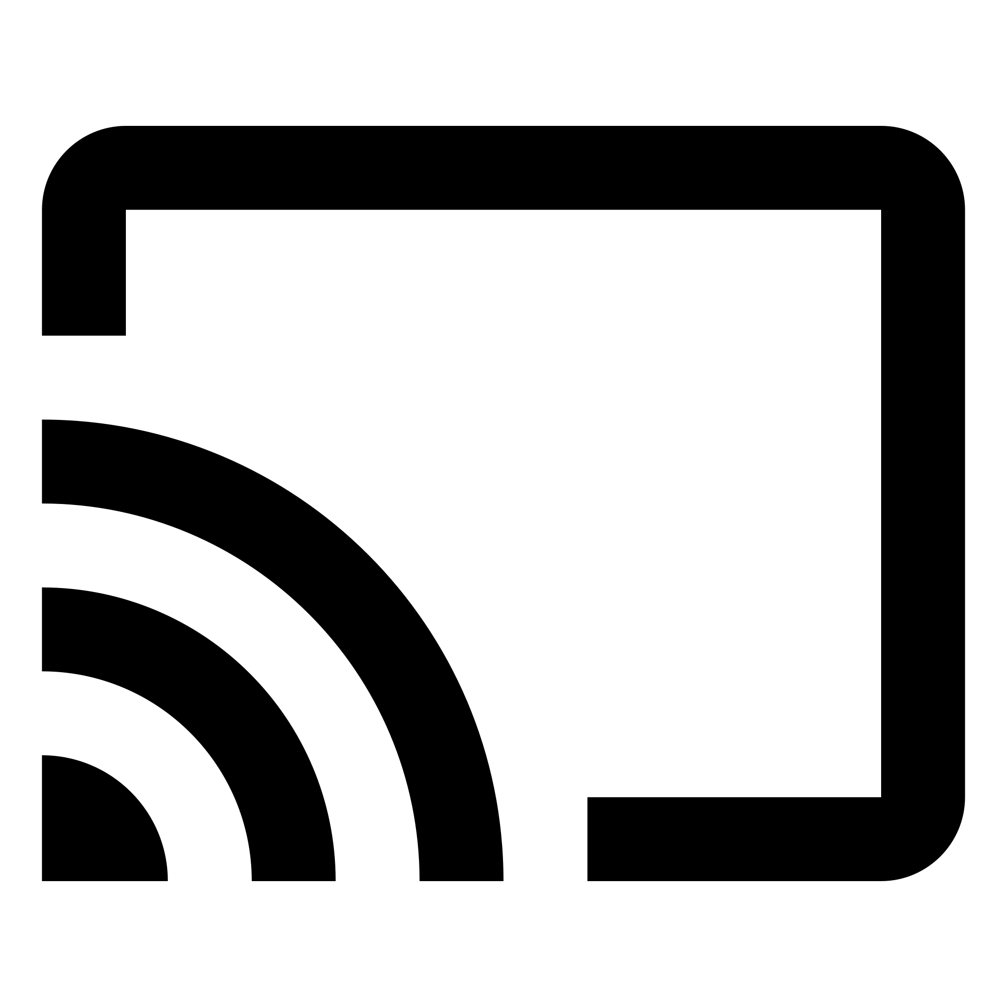 simbolo chromecast