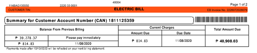 can you pay overdue meralco bills in sm