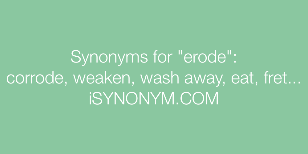 erode synonym