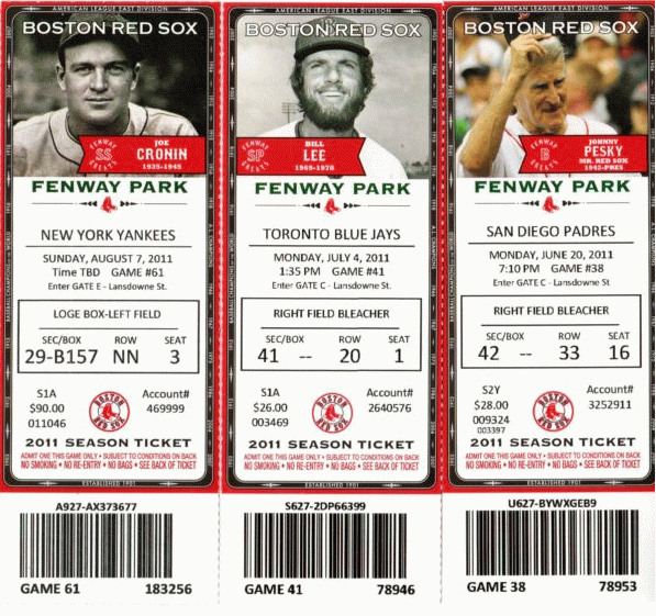 redsox tickets