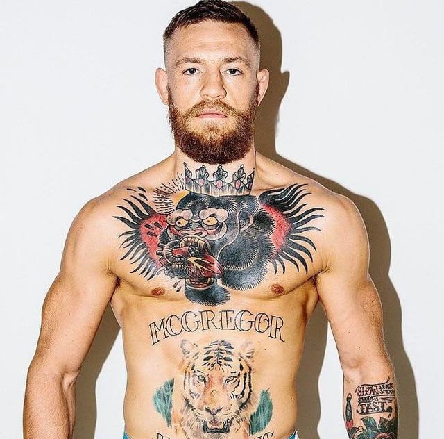 conor mcgregor chest tattoo