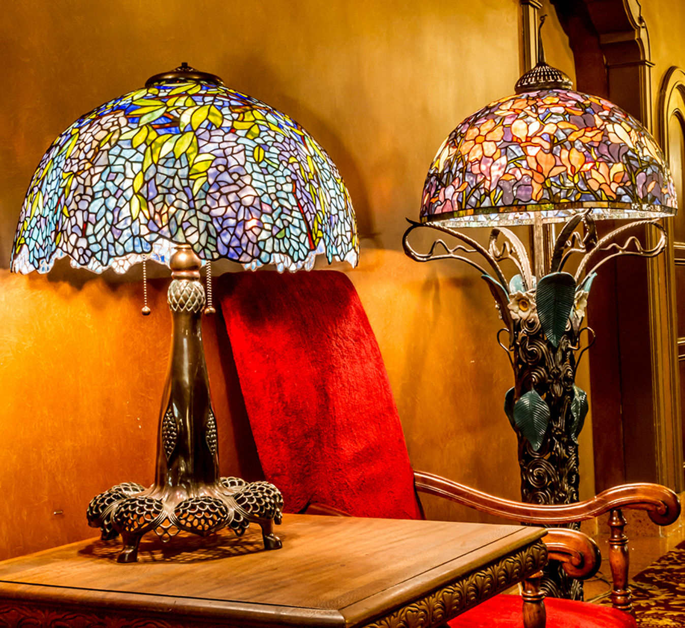 vintage tiffany lamps