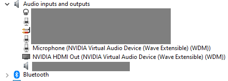 nvidia virtual audio device wave extensible wdm