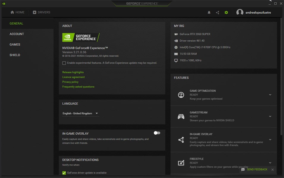 nvidia geforce experience download