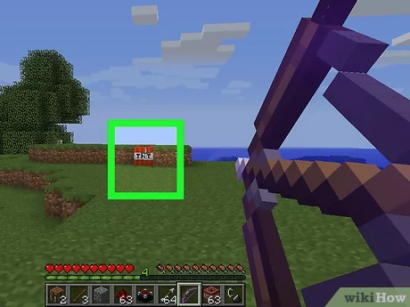 how to blow up tnt minecraft