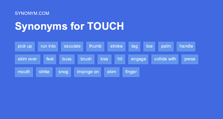 another word for touch