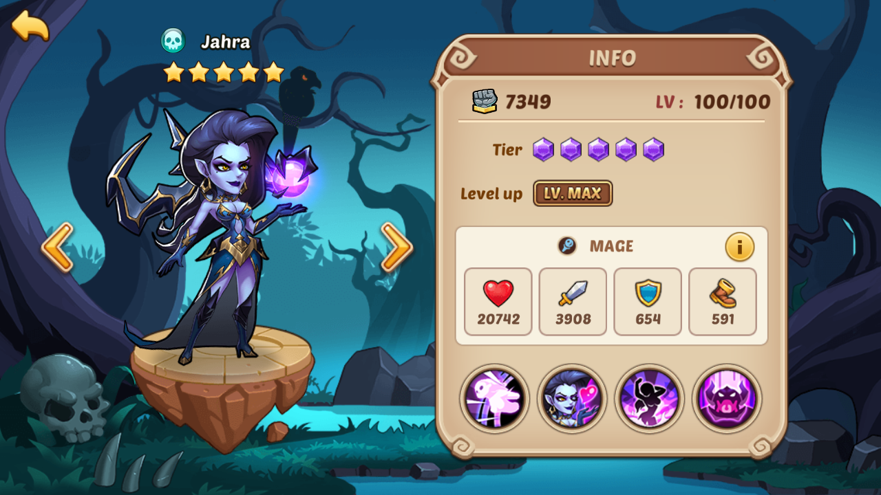 jahra idle heroes