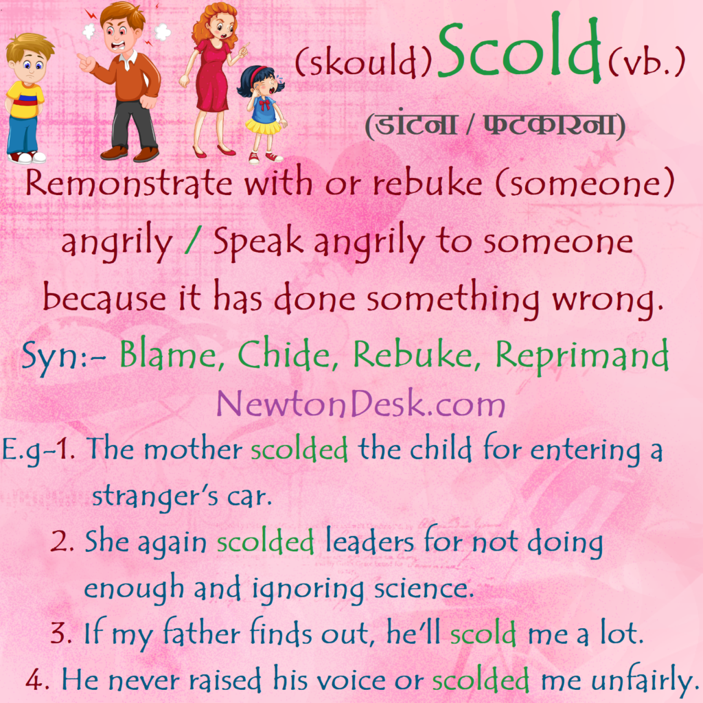 scold synonym