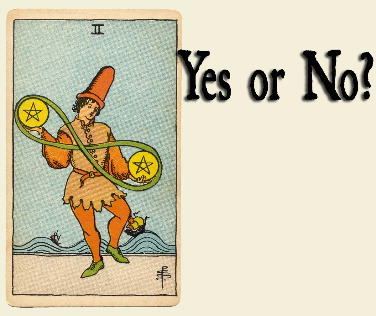 2 of pentacles yes or no