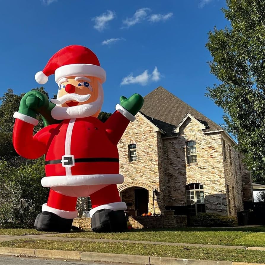 20 ft blow up santa