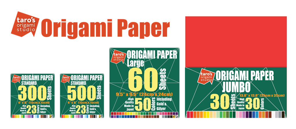 origami paper measurements