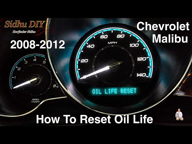 2013 chevy malibu oil reset