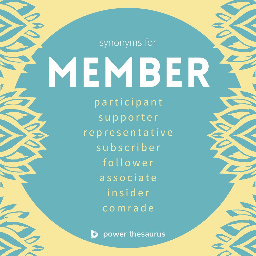 synonyms of membership