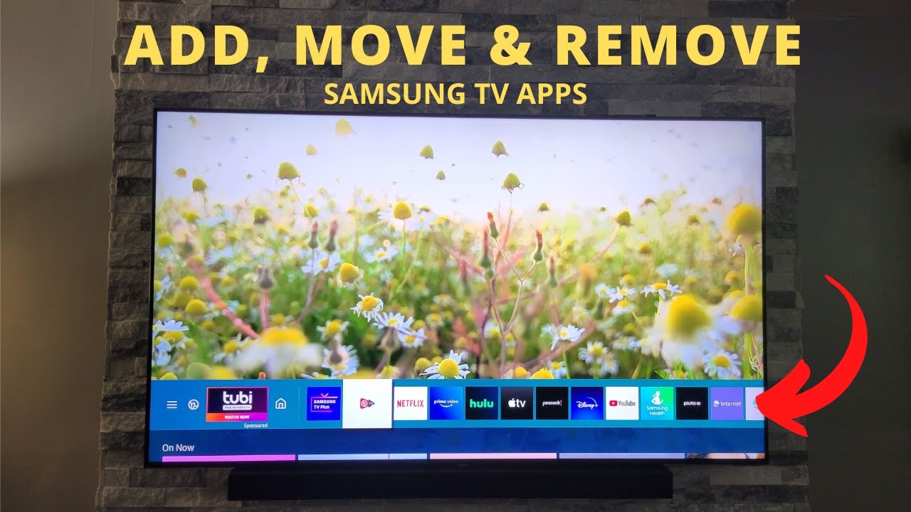 how to reorder apps on samsung tv